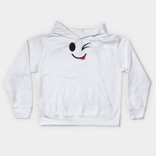 Blinking Smile Kids Hoodie